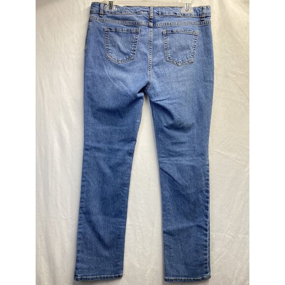 Place Skinny Etroite Adjustable Waist Jeans Girls Sz 18 Light Blue Mid-Rise Used - Picture 2 of 13